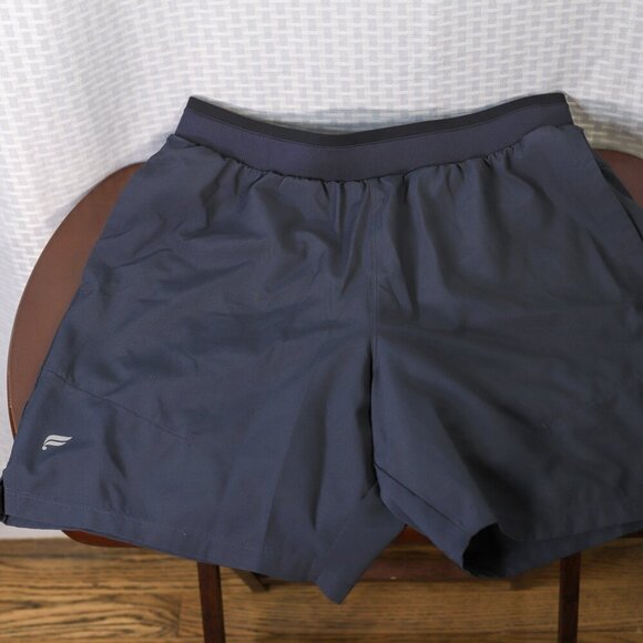 Fabletics blue panty attached stretch running shorts no size tag - Picture 3 of 8